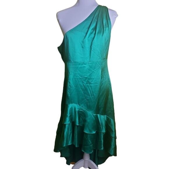 Cinq A Sept Colina Silk Cocktail Dress Size 12 - Picture 2 of 10